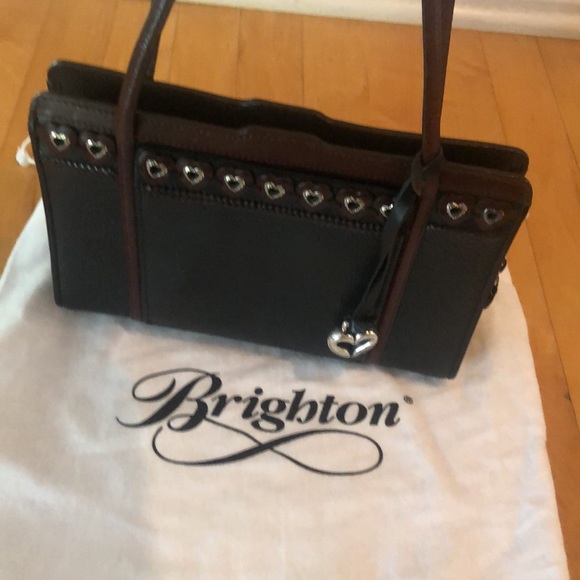 Brighton gorgeous black an brown bag good used condition - Picture 10 of 10